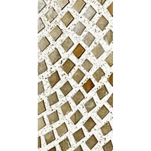 Gold Reflection Handmade Lamp in mosaic glass h. 45 cm.