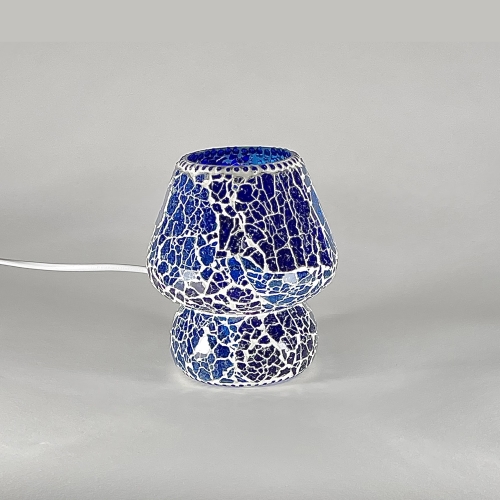 Blue Bay Handmade Lamp in mosaic glass h. 17 cm.