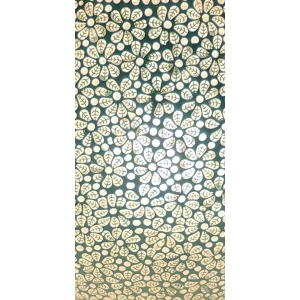 White Daisy Handmade Lamp in mosaic glass h. 32 cm.