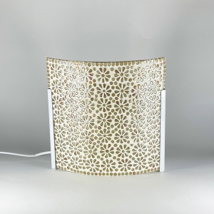 Yellow Daisy Handmade in mosaic glass h. 24 cm.