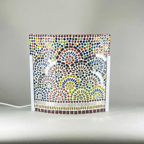 Magic Rings Handmade in mosaic glass h. 24 cm.