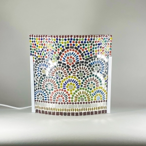 Magic Rings Handmade in mosaic glass h. 24 cm.