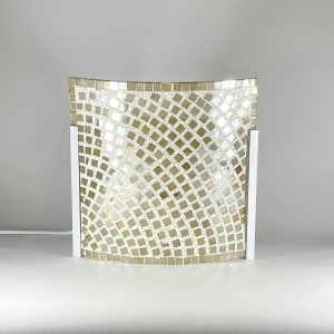 Applique in vetro mosaicata Gold Reflection h. 24 cm.