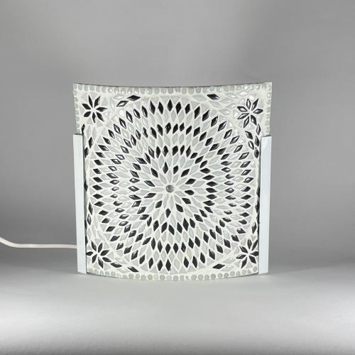 Applique in vetro mosaicata Yin & Yang h. 24 cm.