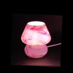 Lampada da tavolo in vetro dipinta Antares h. 17 cm.