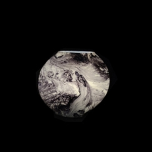 Stardust Handmade Lamp in painted glass h. 17 cm.