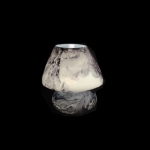 Lampada da tavolo in vetro dipinta Stardust h. 17 cm.