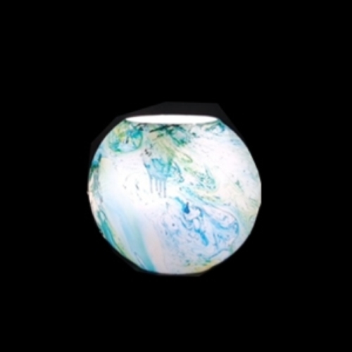 Austral Handmade Lamp in mosaic glass h. 17 cm.