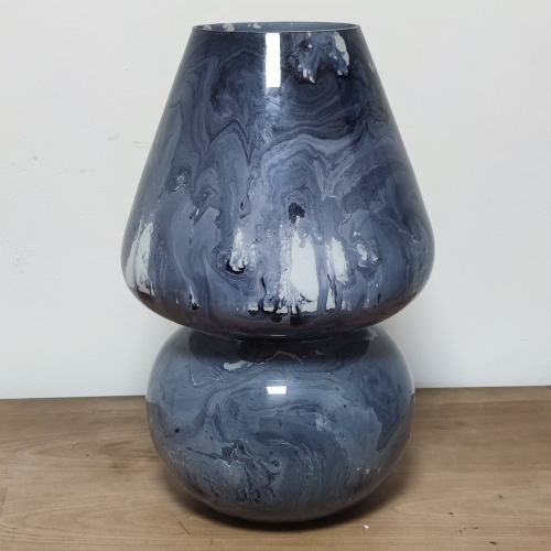 Stardust Handmade Lamp in painted glass h. 64 cm.