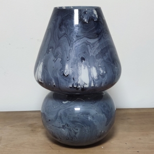 Stardust Handmade Lamp in painted glass h. 64 cm.