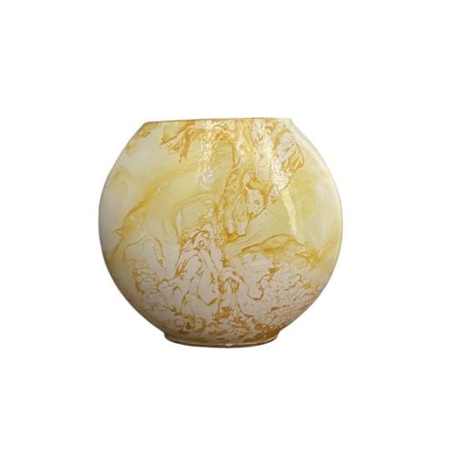 Venus Handmade Lamp in painted glass h. 25 cm.