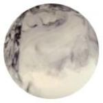 Lampada da tavolo in vetro dipinta Stardust h. 45 cm.