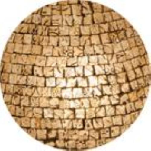 Lampada da tavolo in vetro mosaicata Artist's Yellow h. 45 cm.