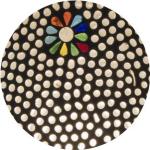 Lampada da tavolo in vetro mosaicata Black Daisy h. 45 cm.