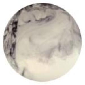 Lampada da tavolo in vetro dipinta Stardust h. 45 cm.