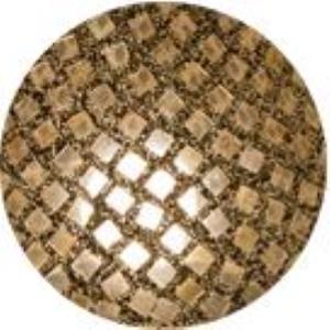 Gold Reflection Handmade Lamp in mosaic glass h. 64 cm.