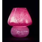 Lampada da tavolo in vetro dipinta Orion h. 23 cm.