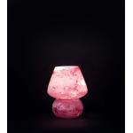 Lampada da tavolo in vetro dipinta Orion h. 17 cm.