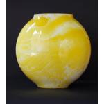 Lampada da tavolo in vetro dipinta Venus h. 32 cm.