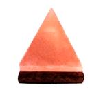 Lampada di Sale rosa dell'Himalaya a piramide