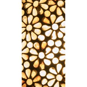 Lampada da tavolo in vetro mosaicata Yellow Daisy h. 23 cm.