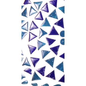 Blue Sauna Handmade Lamp in mosaic glass h. 25 cm.