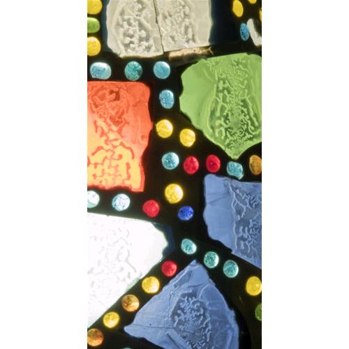 Harlequin Handmade Lamp in mosaic glass h. 17 cm.