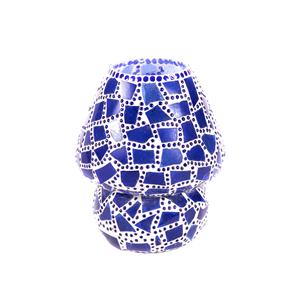 Lampada da tavolo in vetro mosaicata Colors of life h. 23 cm.