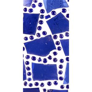 Lampada da tavolo in vetro mosaicata Colors of life h. 23 cm.