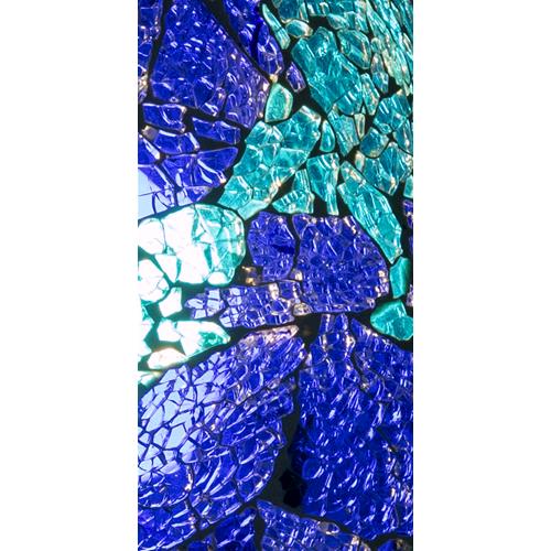 Blue Bay Handmade Lamp in mosaic glass h. 21 cm.