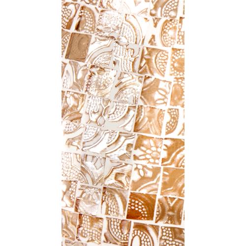 Lampada da tavolo in vetro mosaicata Artist's Yellow h. 23 cm.