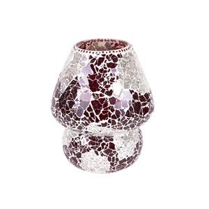 Lampada da tavolo in vetro mosaicata Vulcanic Eruption h. 23 cm.