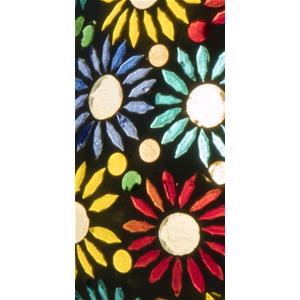 Lampada da tavolo in vetro mosaicata Mirror Daisy h. 23 cm.