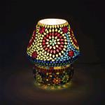 Lampada da tavolo in vetro mosaicata Color universe h. 23 cm.
