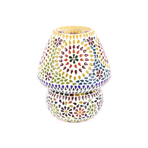 Color universe Handmade Lamp in mosaic glass h. 25 cm.