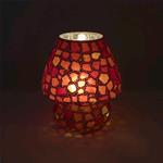 Lampada da tavolo in vetro mosaicata Colors of life h. 32 cm.