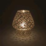 Lampada da tavolo in vetro Embroidery h. 32 cm.