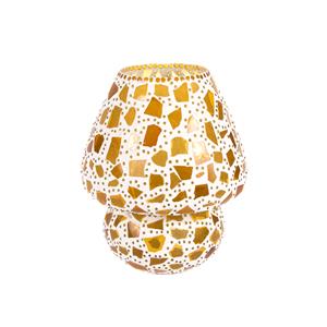 Lampada da tavolo in vetro mosaicata Colors of life h. 32 cm.