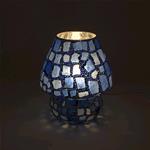 Lampada da tavolo in vetro mosaicata Colors of life h. 32 cm.