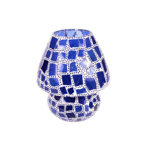 Lampada da tavolo in vetro mosaicata Colors of life h. 32 cm.