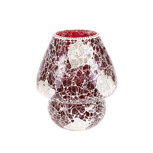 Vulcanic Eruption Handmade Lamp in mosaic glass h. 32 cm.