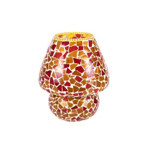 Lampada da tavolo in vetro mosaicata Boy & Girl h. 32 cm.