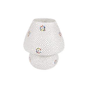 Black Deasy Handmade Lamp in mosaic glass h. 32 cm.