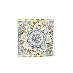 Wheel Mandala Handmade in mosaic glass h. 24 cm.
