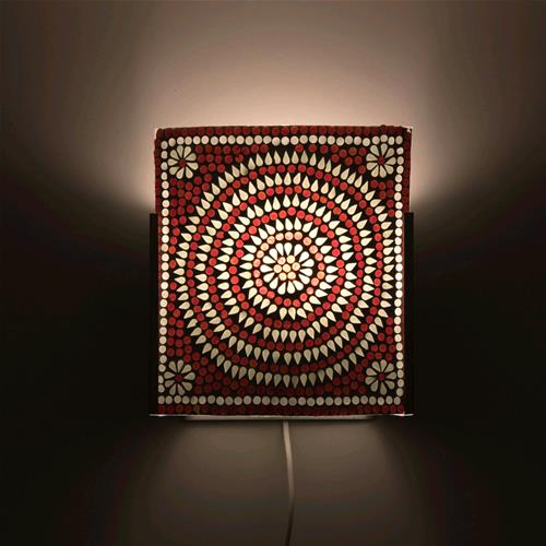 Sunset Handmade in mosaic glass h. 24 cm.