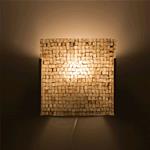 Applique in vetro mosaicata Artist's Yellow h. 24 cm.