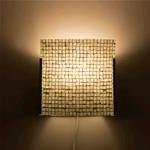 Applique in vetro mosaicata The White Bride h. 24 cm.