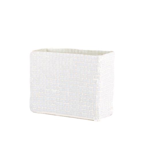 The White Bride Handmade Lamp in mosaic glass h. 21 cm.