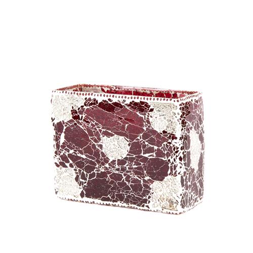 Lampada da tavolo in vetro mosaicata Vulcanic Eruption h. 21 cm.