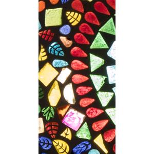 Lampada da tavolo in vetro mosaicata Rainbow h. 17 cm.